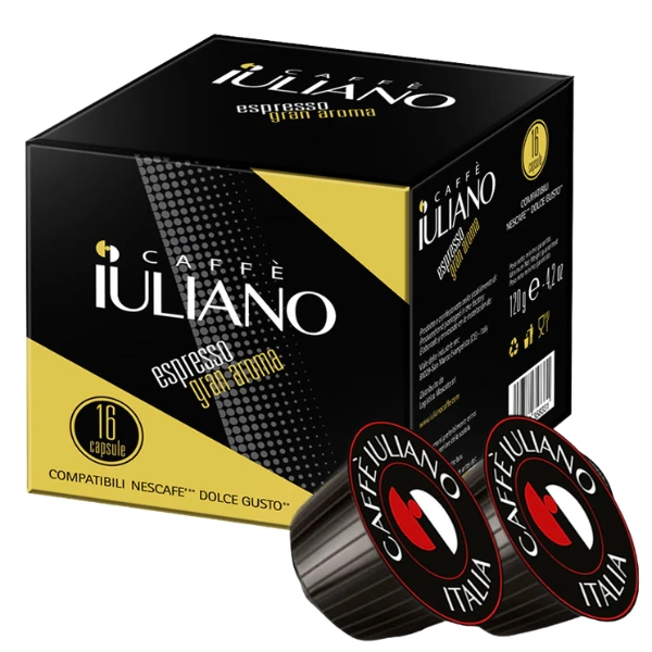 Caffè Iuliano Gran Aroma Dolce Gusto kompatibilne kapsule 16 komada pakovanje
