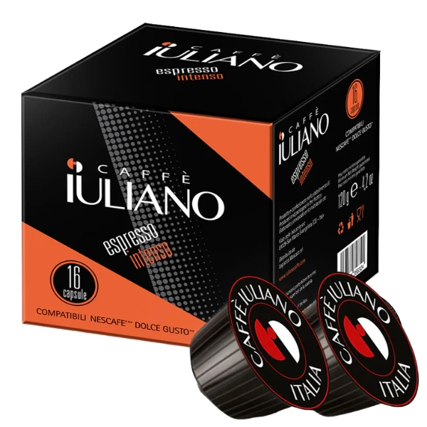 Caffè Iuliano Intenso Dolce Gusto kompatibilne kapsule 16 komada pakovanje