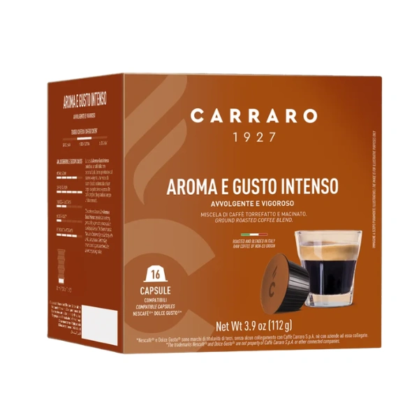 Carraro Aroma E Gusto Intenso Dolce Gusto kapsule - pakovanje 16 komada