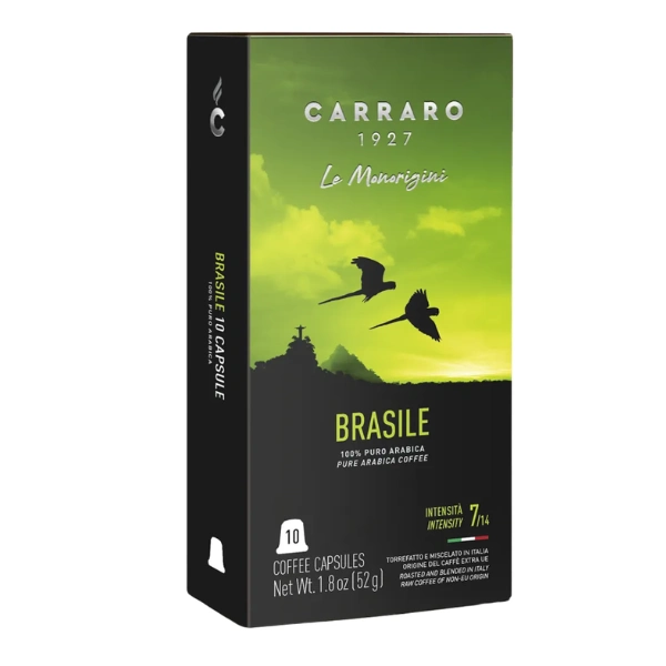 Carraro Brasile Arabica 100% Nespresso kapsule - pakovanje 10 komada