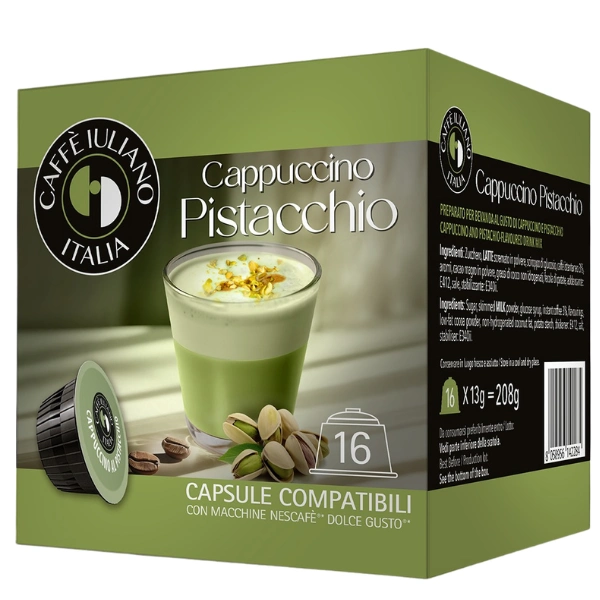 Caffè Iuliano Cappuccino Pistacchio Dolce Gusto kompatibilne kapsule 16 komada