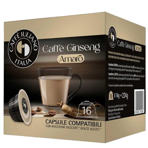 Caffè Iuliano Ginseng Amaro Dolce Gusto kompatibilne kapsule 16 komada